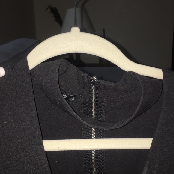 embroidered floral black romper - Picture 3 of 4